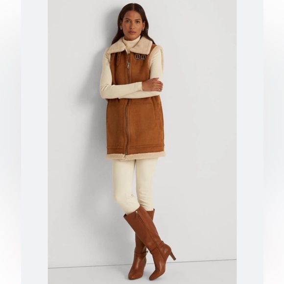 Lauren Ralph Lauren Jackets & Blazers - Ralph Lauren Faux Shearling Vest
